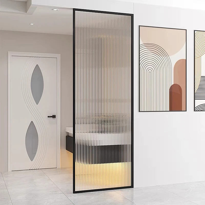 超白长虹钢化艺术玻璃隔断屏风客厅入户玄关淋浴室卧室卫生间半墙