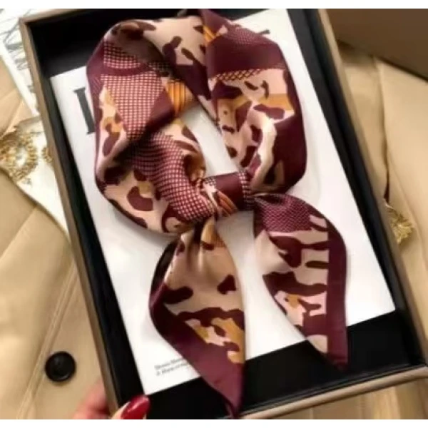 100新款百搭杭州丝绸真丝巾70*70#3641