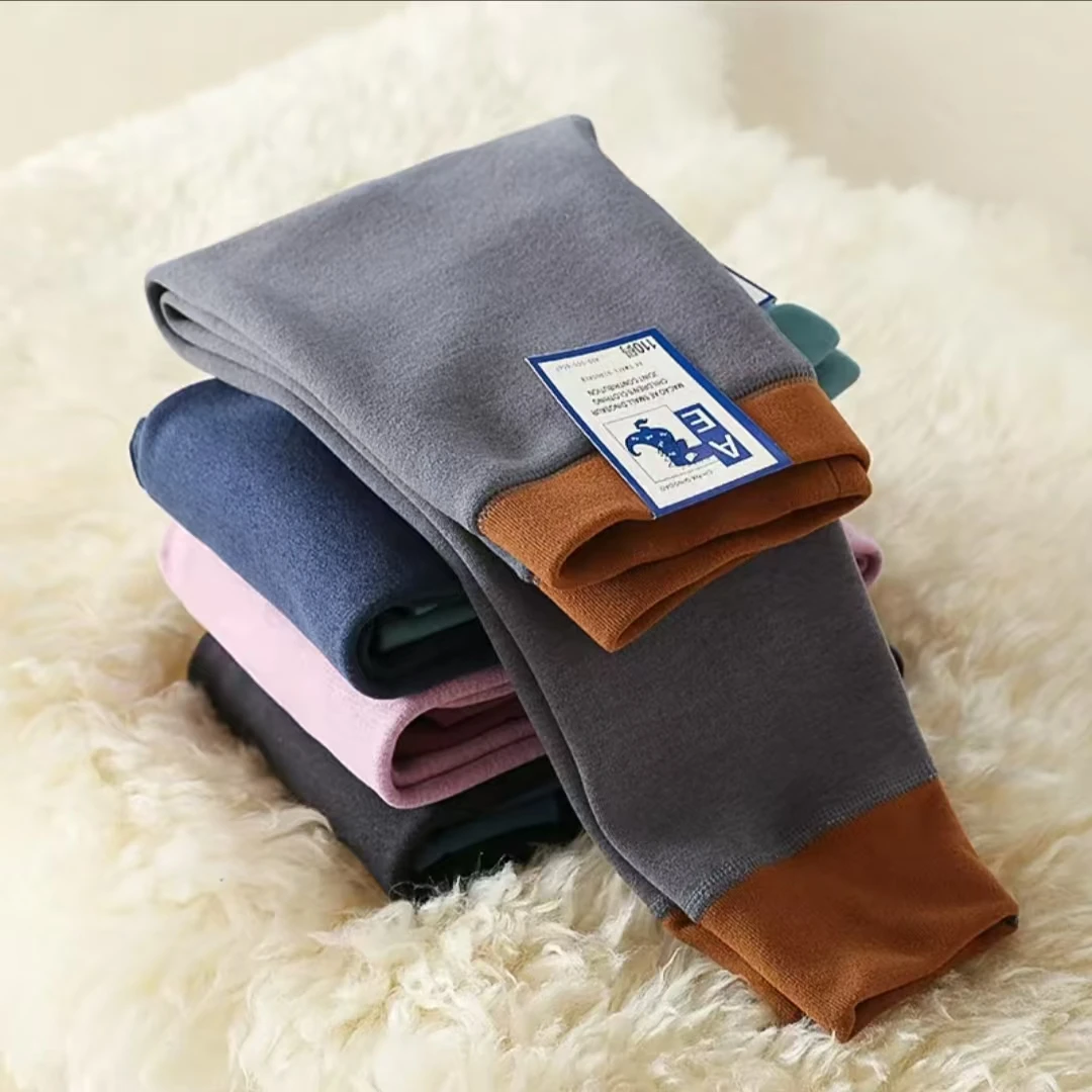 【LL】儿童蚕丝羊毛加绒保暖裤加厚家居裤-NTH2615【H】