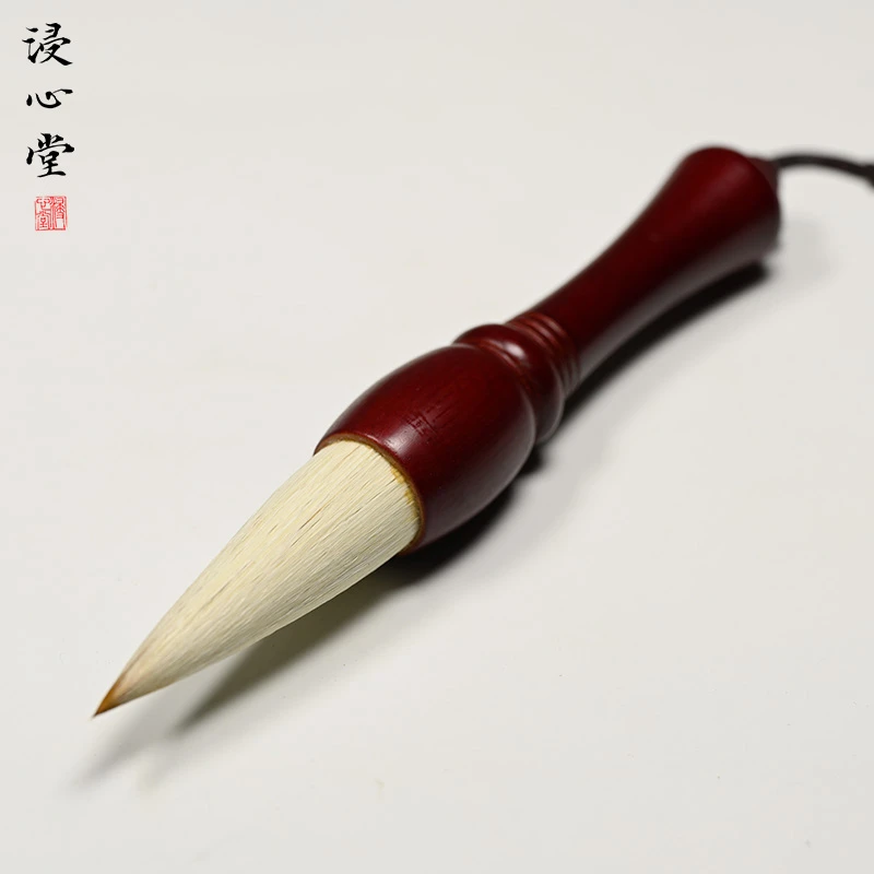 【小小梅专属】浸心堂 红杆 小抓笔 大字对联泼墨毛笔