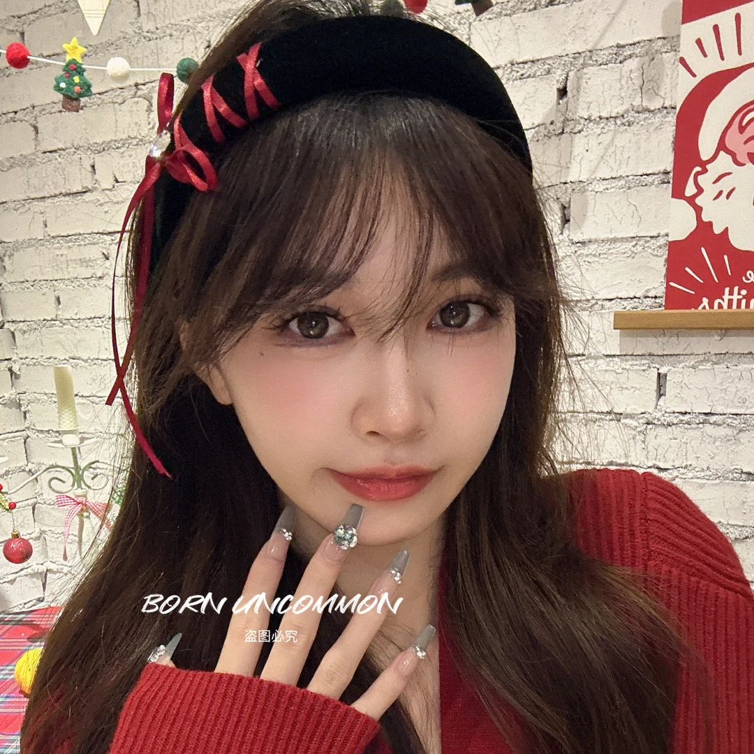 芭蕾风丝带编织蝴蝶结发箍复古黑丝绒海绵头箍饰品蝴蝶结飘带