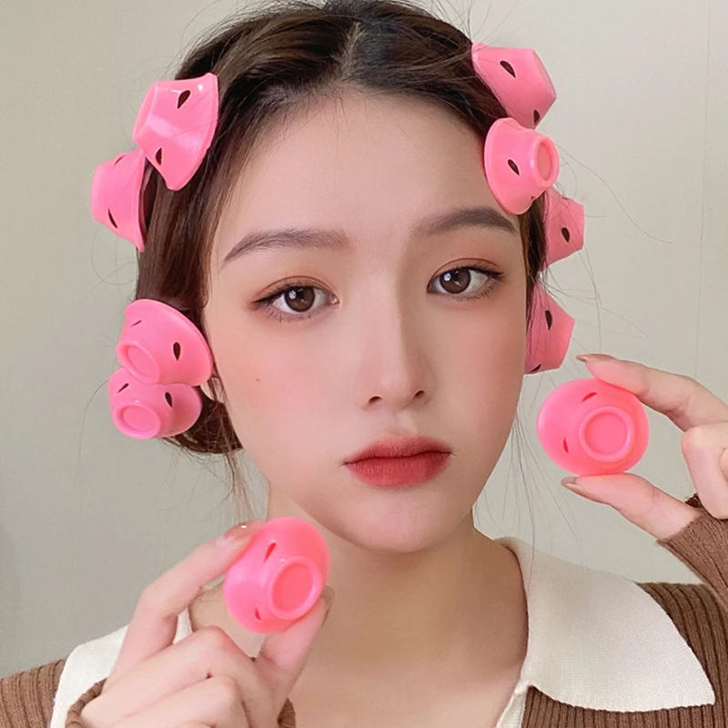 蘑菇卷发器 便捷卷发器 免烫不伤发10个装学生卷发筒便携可爱宿舍