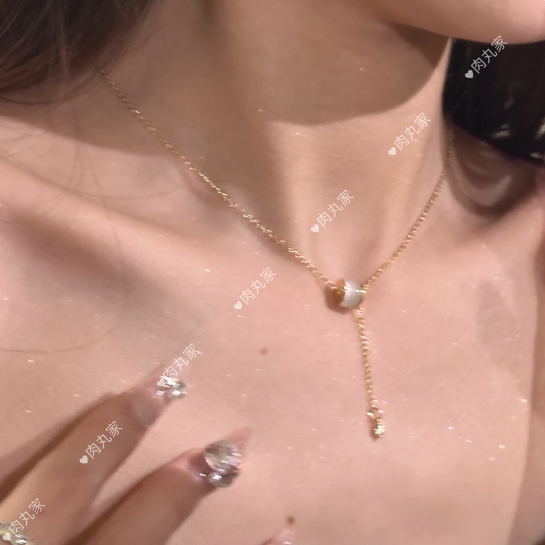 钛钢项链 高级感项链春夏轻奢小众设计新款吊坠锁骨链颈链配饰