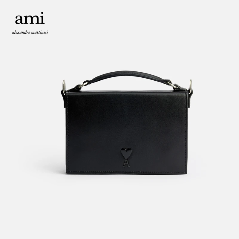 AMIPARIS纯色爱心手提单肩斜挎小方包ULL104.801