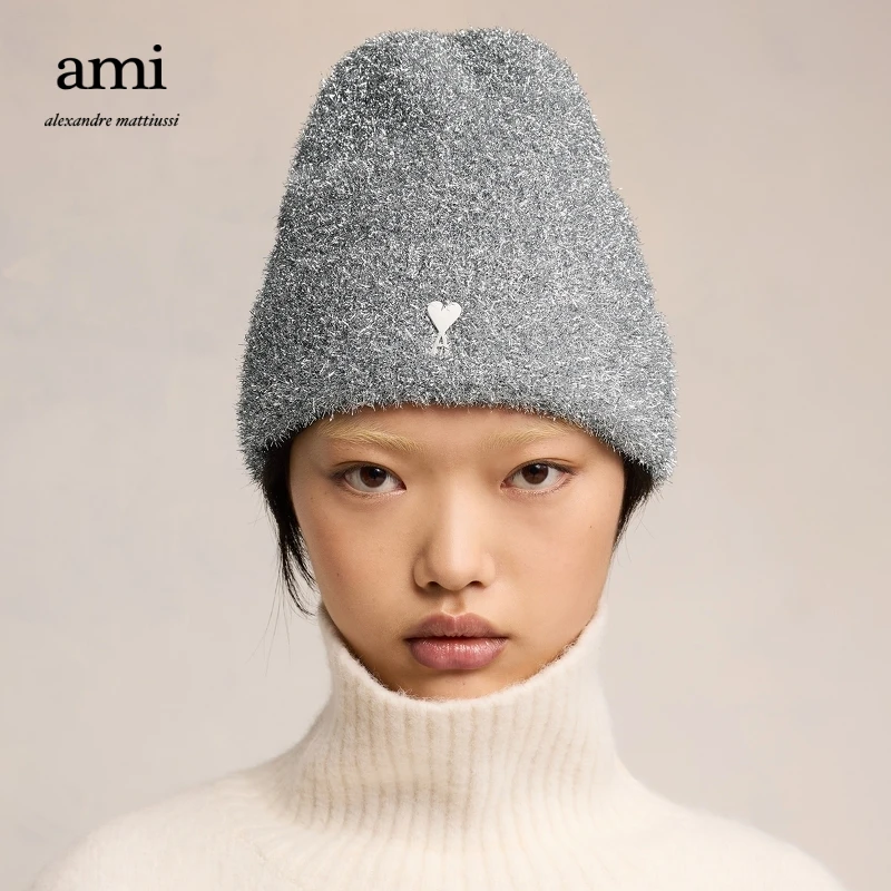 【圣诞胶囊系列】AMIPARIS经典款柔软百搭针织帽SPUHA299.KN0098