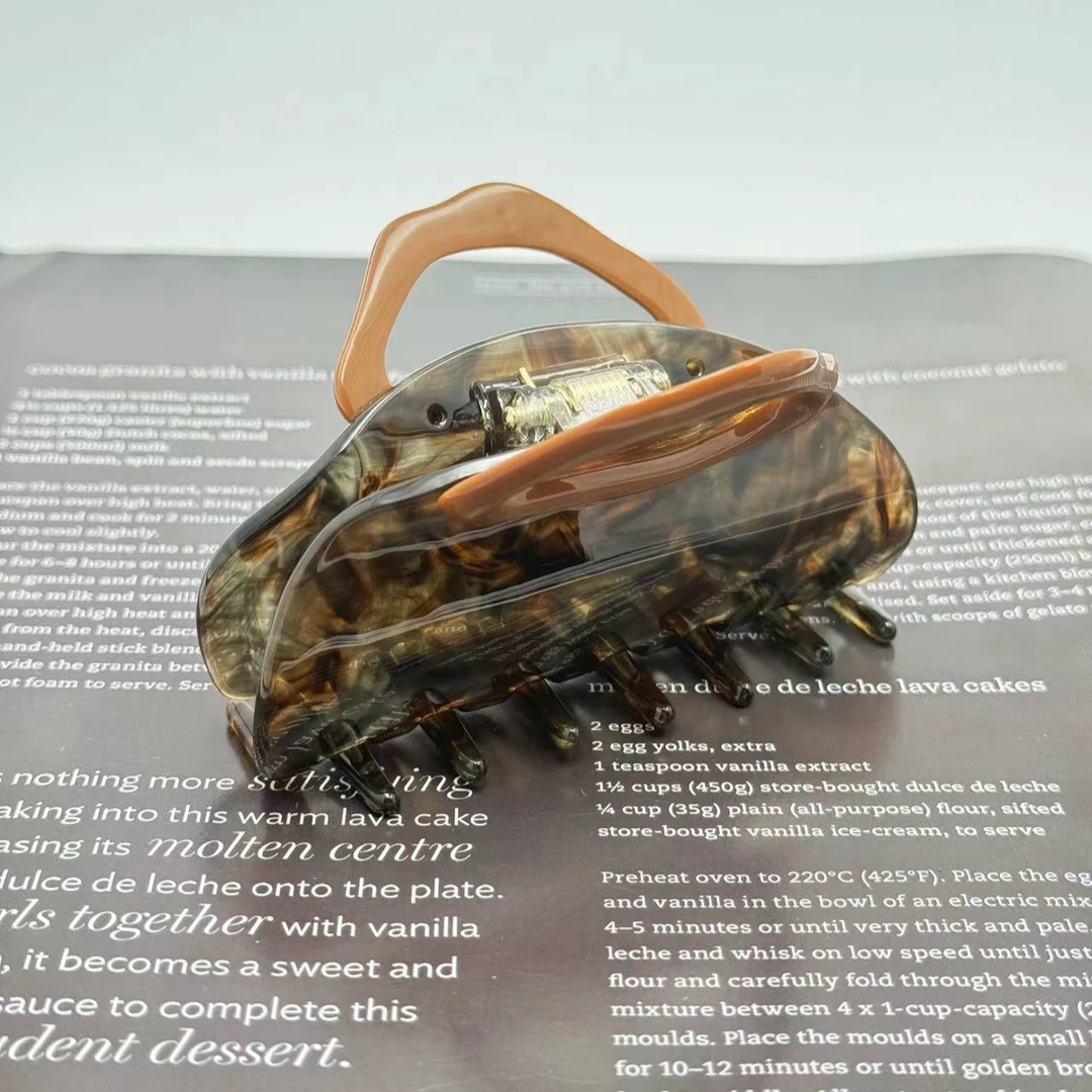 1012-新款法式优雅浪漫时尚9厘米抓夹