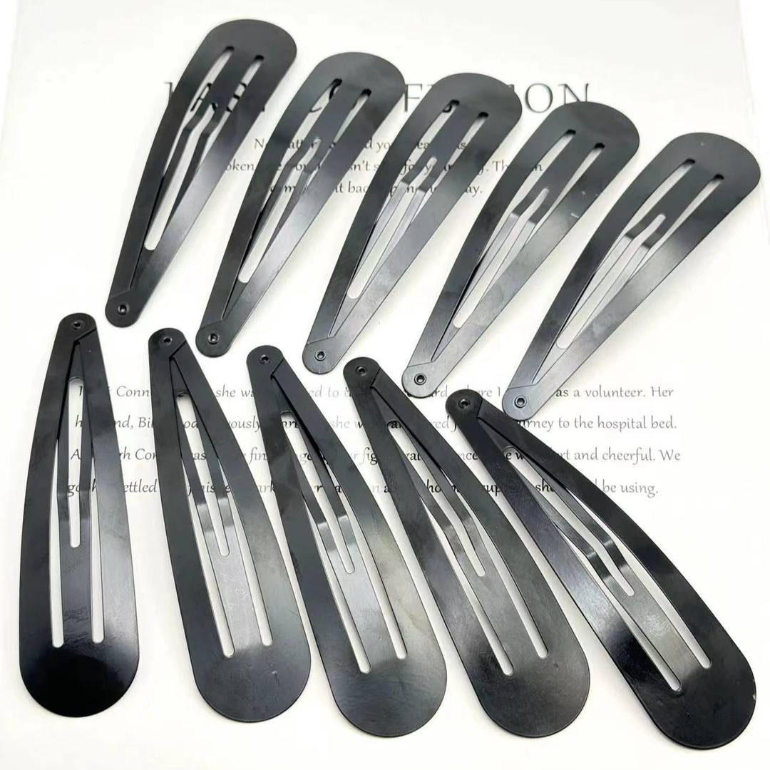 384-2024秋冬新款时尚气质百搭BB夹发夹黑色成人简约韩版