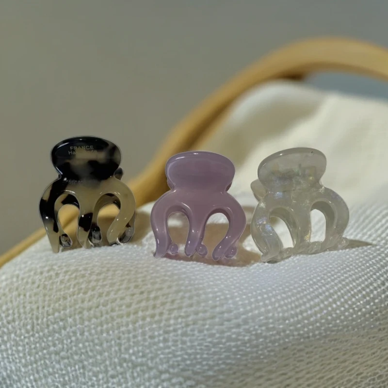 527-南瓜抓夹发卡高马尾爪夹神器发夹女后脑勺小号鲨鱼夹防塌夹