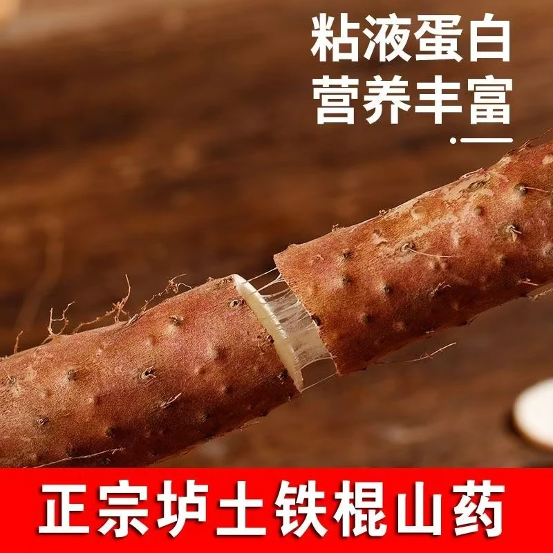 河南焦作温县铁棍山药原地直发新鲜山药特级铁棍山药3斤包装