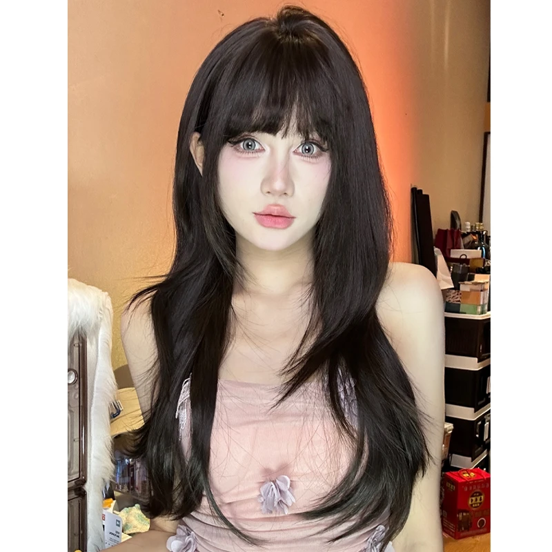 【笨蛋美女】假发女长发气质女神黑长直自然蓬松假发套