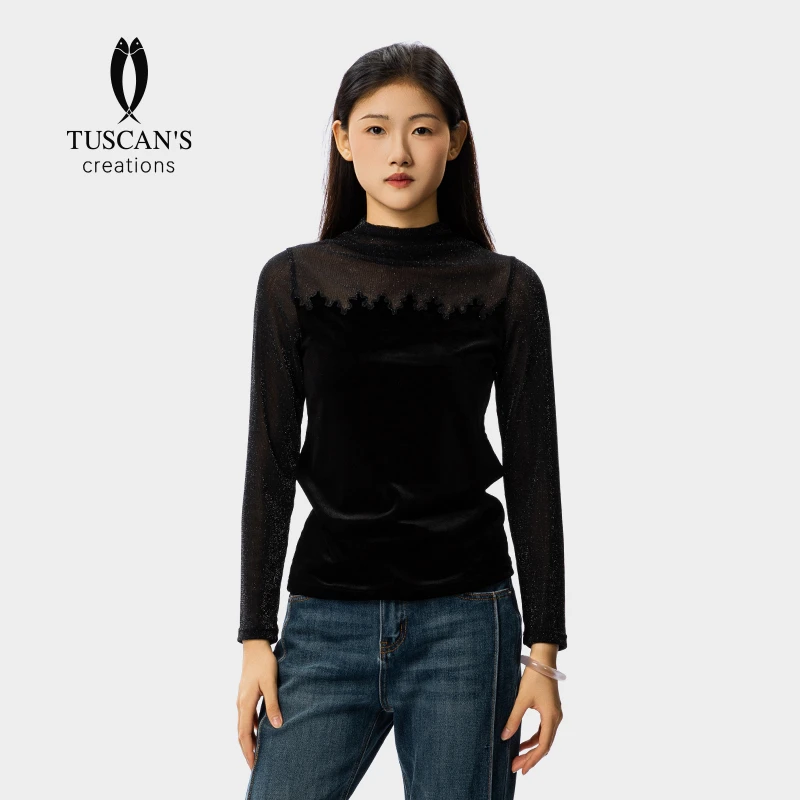 TUSCAN'S CREATIONS时尚百搭气质T恤通勤女装品质女装TS时代双鱼