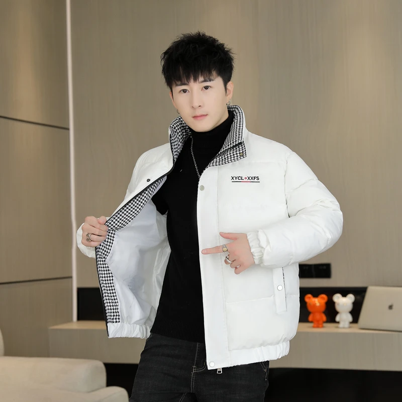 秋冬季加绒厚男士棉服装2023年新款棉衣外套男生棉袄面包情侣外套
