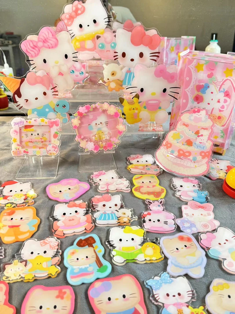 【kitty猫2.0宝可梦】亚克力片手工diy
