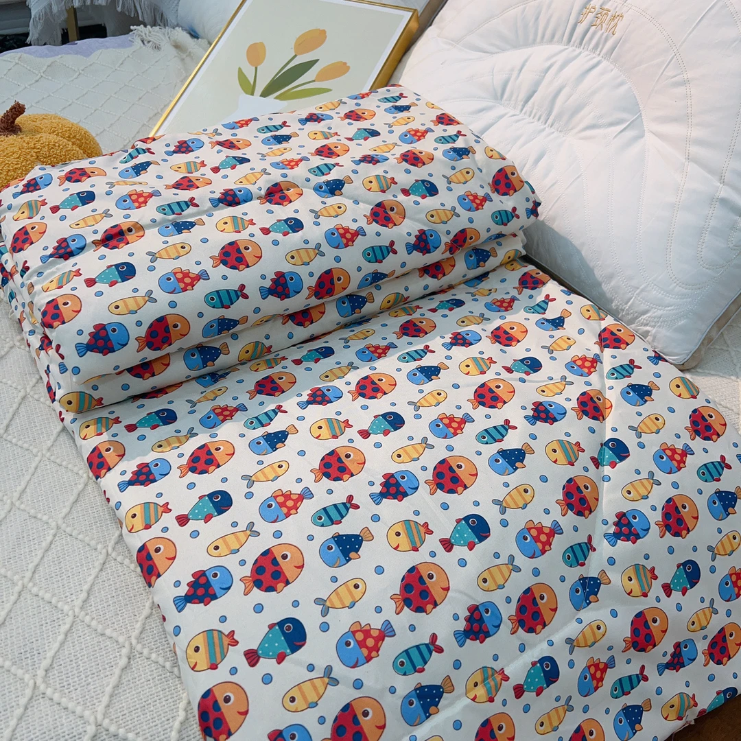 【好多鱼】2X2.3水洗大豆纤维夏凉被！空调被！超柔软！