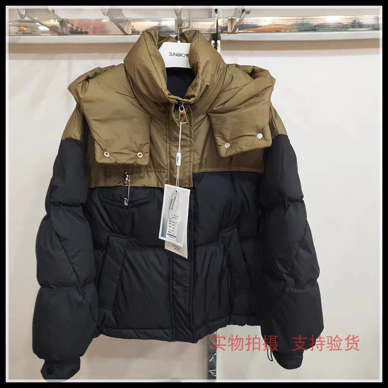 2022新款冬季立领棉服外套女时尚大码加厚短款保暖棉衣棉袄