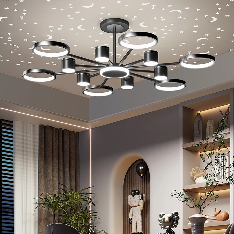 广东中山网红爆款灯具满天星设计师艺术个性创意家用卧室客厅吊灯