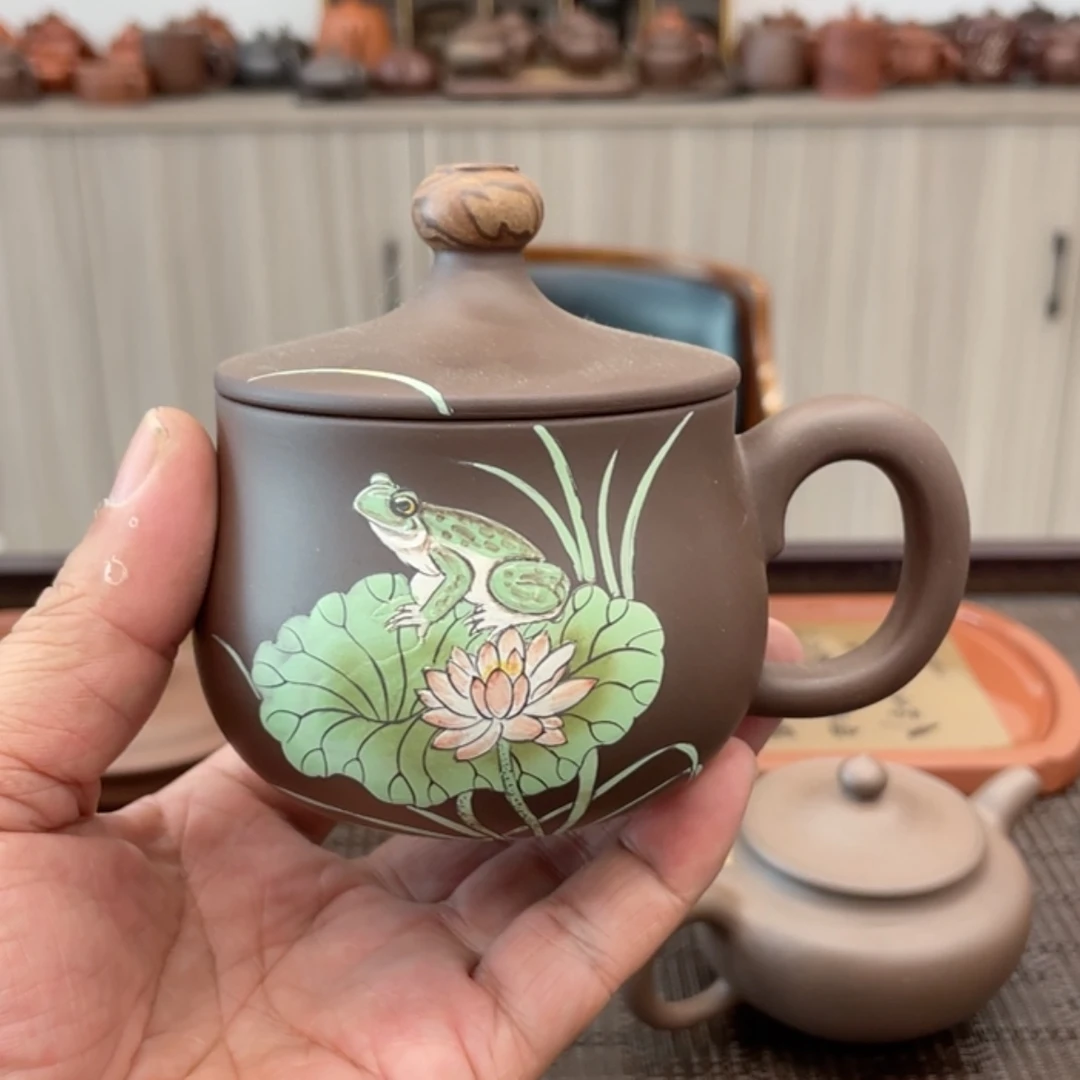 【闪购商品】紫泥茶壶紫泥陶岭绘
