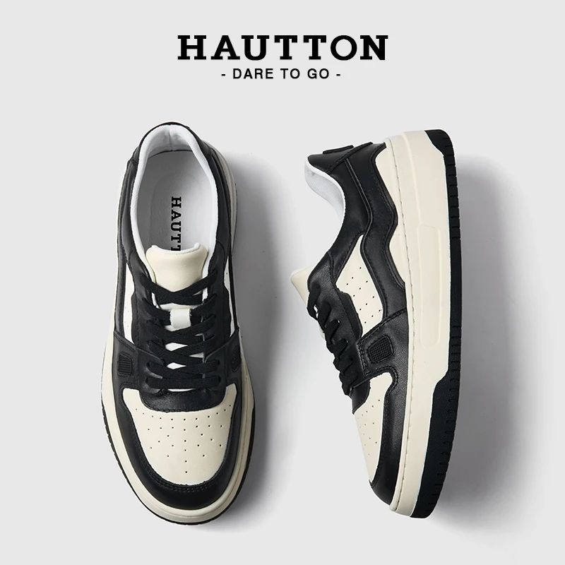 HAUTTON/皓顿HAUTTON/皓顿透气真皮鞋休闲男鞋百搭鞋子931XB3045