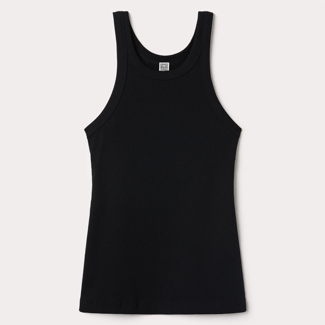 经典弧形罗纹背心