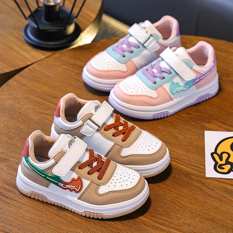 滑板儿童板鞋春夏新款女童运动鞋低帮休闲儿童小白鞋中大童滑板鞋