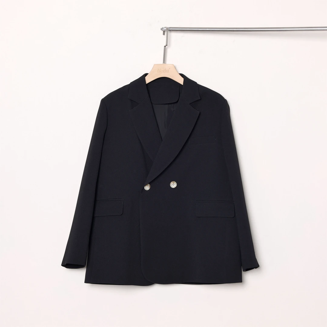 QC杨杨【时光旅行】微胖大码女装休闲百搭宽松西装外套ZY402H22