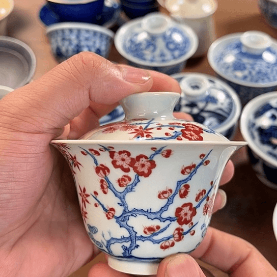 杯柴窑柴窑青花柴窑瓷器