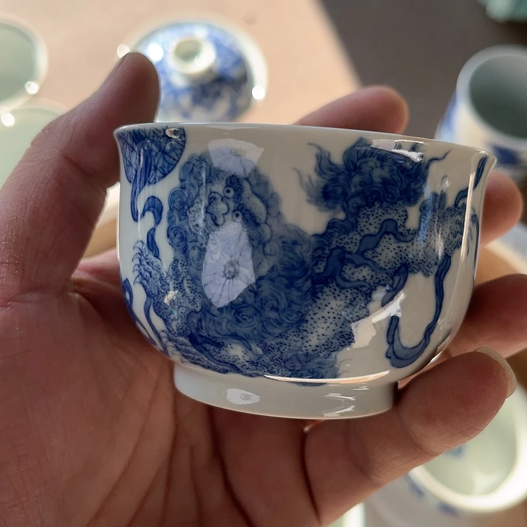 杯青花瓷器青花瓷器