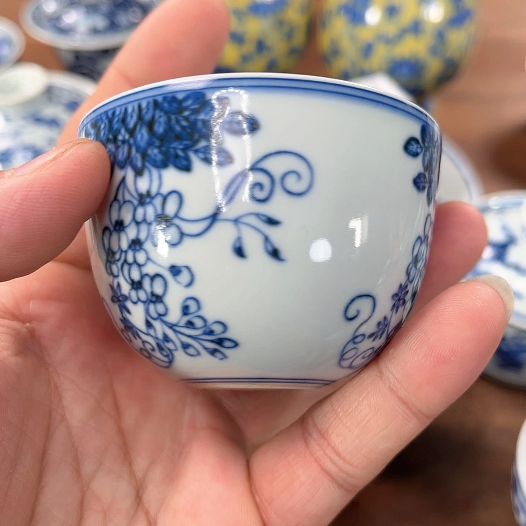 杯青花瓷器青花瓷器