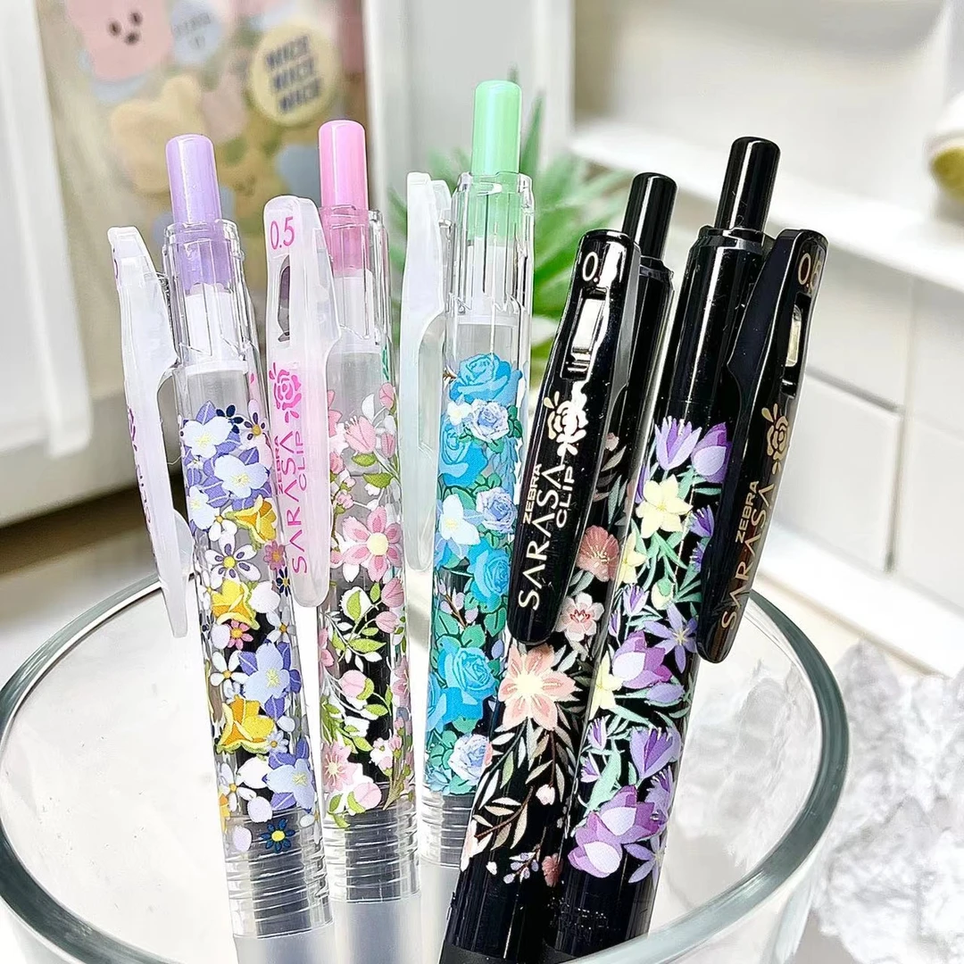 日本ZEBRA斑马JJ15甜蜜乐园水果香味法国花店限定中性笔玫瑰桃花