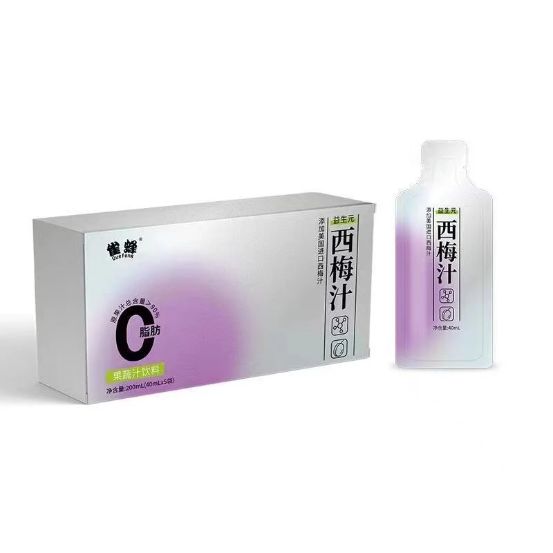 雀蜂西梅汁益生元浓缩果饮风味饮料促排便大餐救星低糖0脂袋装
