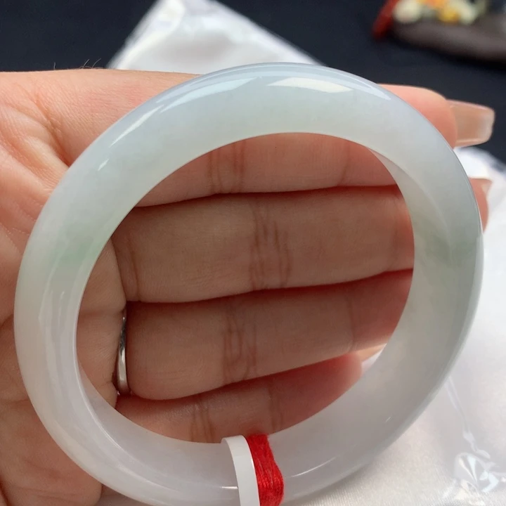 翡翠手镯未镶嵌56 57冰胶
