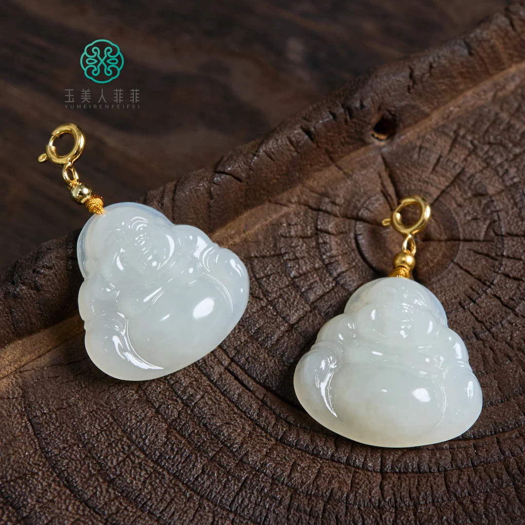 菲菲珠宝好*S925和田玉佛公吊坠约23*23mm/多样性发一