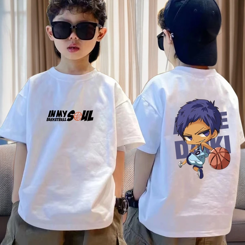 儿童短袖t恤2024夏季新款男童韩版宽松半袖中大童圆领洋气纯棉短t