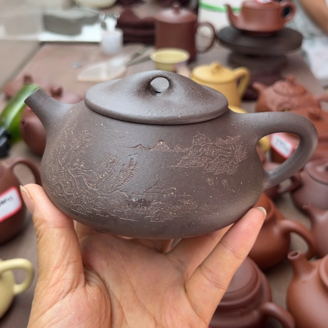 紫砂茶壶手工壶皆瑕疵要求太高请慎拍