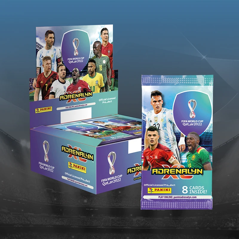 正版帕尼尼足球球星卡fifa2022卡塔尔世界杯体育周边c罗姆巴佩