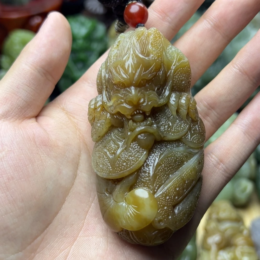【闪购商品】和田玉（糖玉）把件未镶嵌哈****a