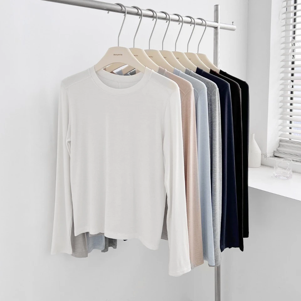 大梦家「好穿的打底衫」天丝羊毛舒适百搭长袖打底