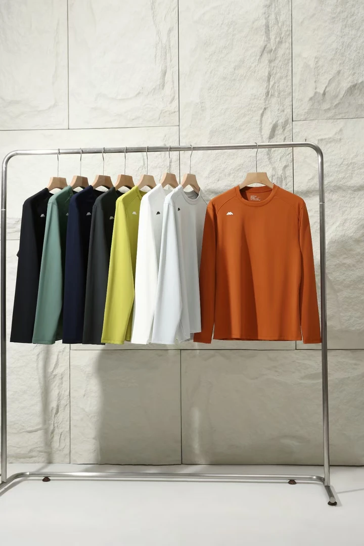 大梦家「完美搭档」这手感这版型忒赞了！四面弹速干男女秋长T恤打底