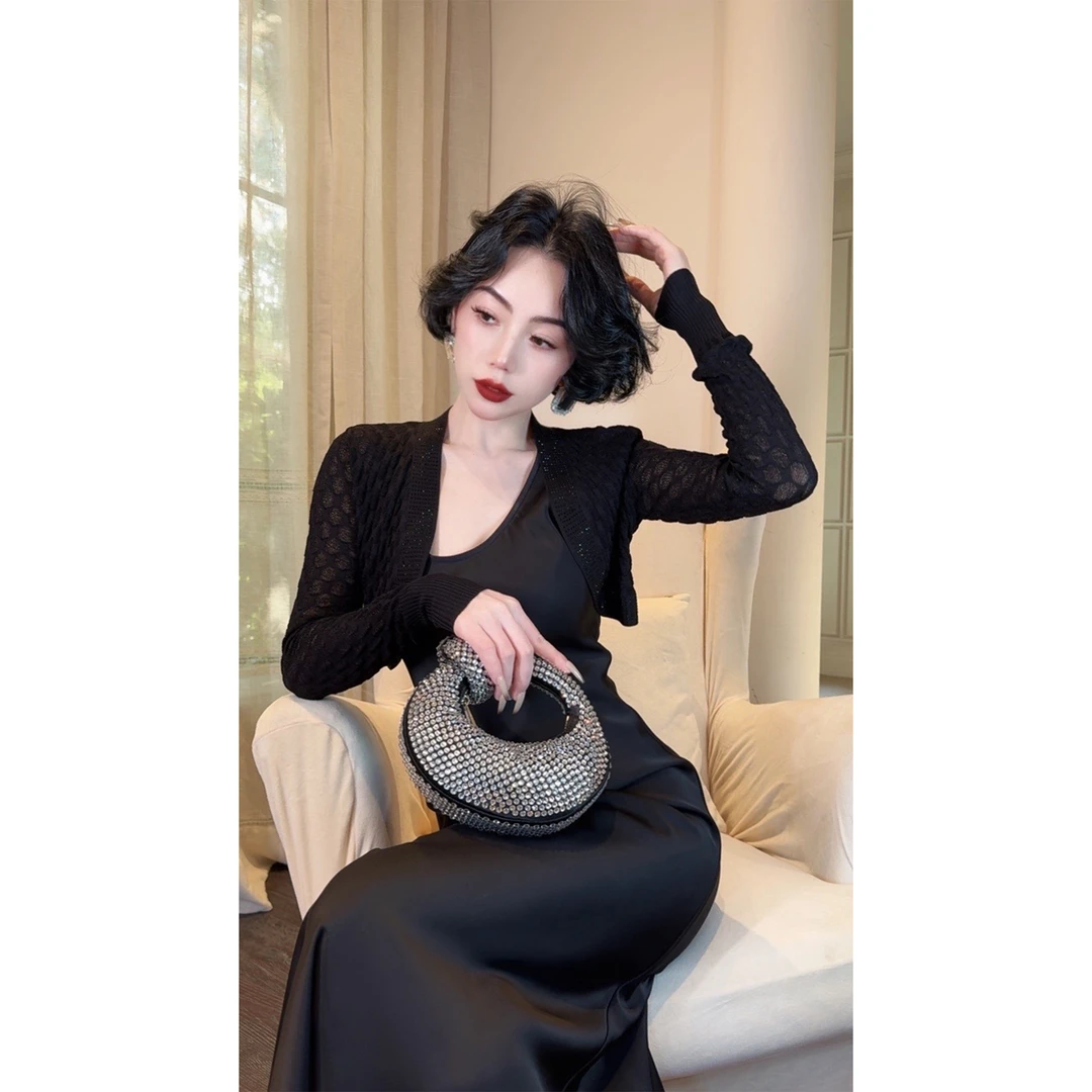 LYXJ【瑟芬下午茶】定制小众针织开衫11141