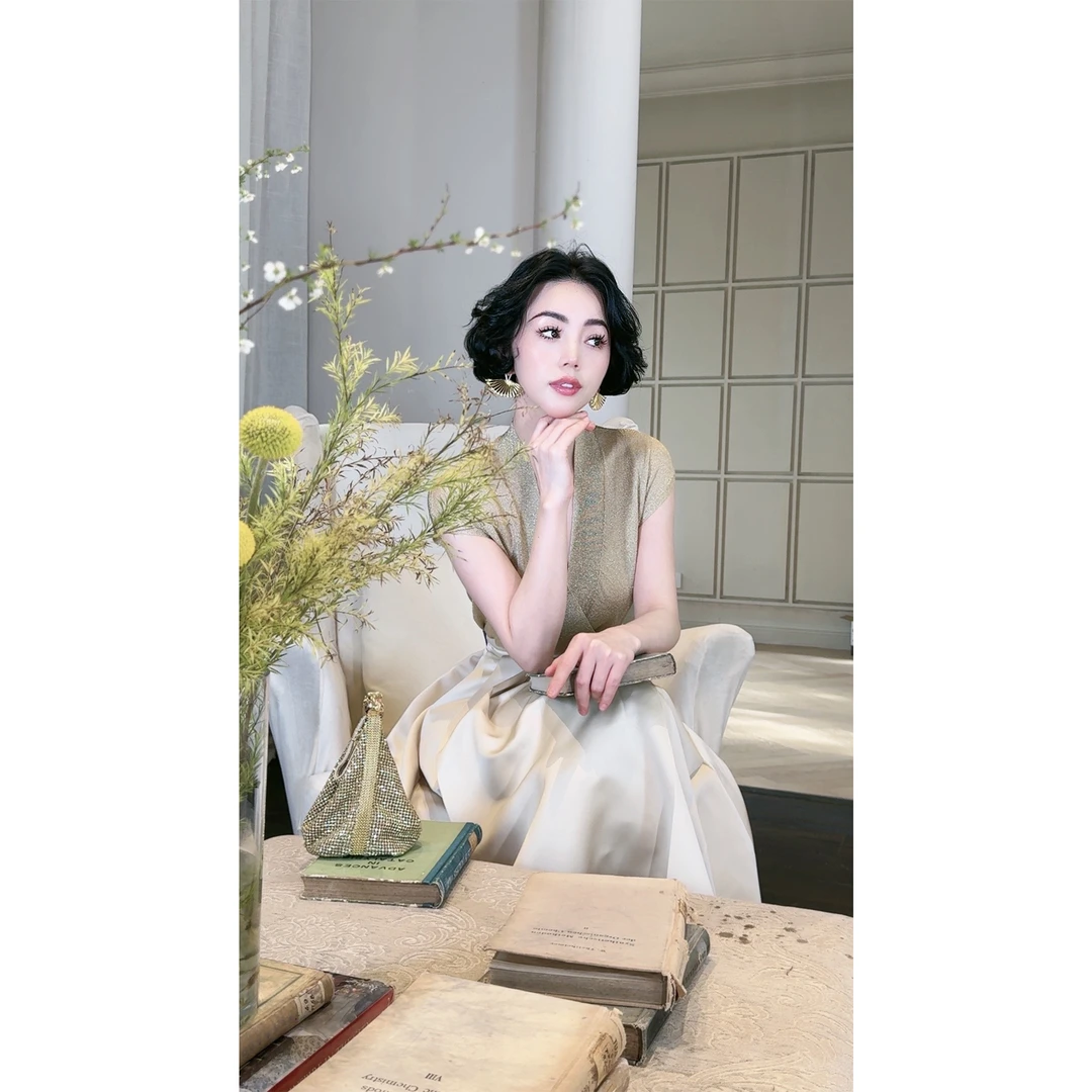 LYXJ【露西下午茶】夏季双色显瘦针织上衣10887
