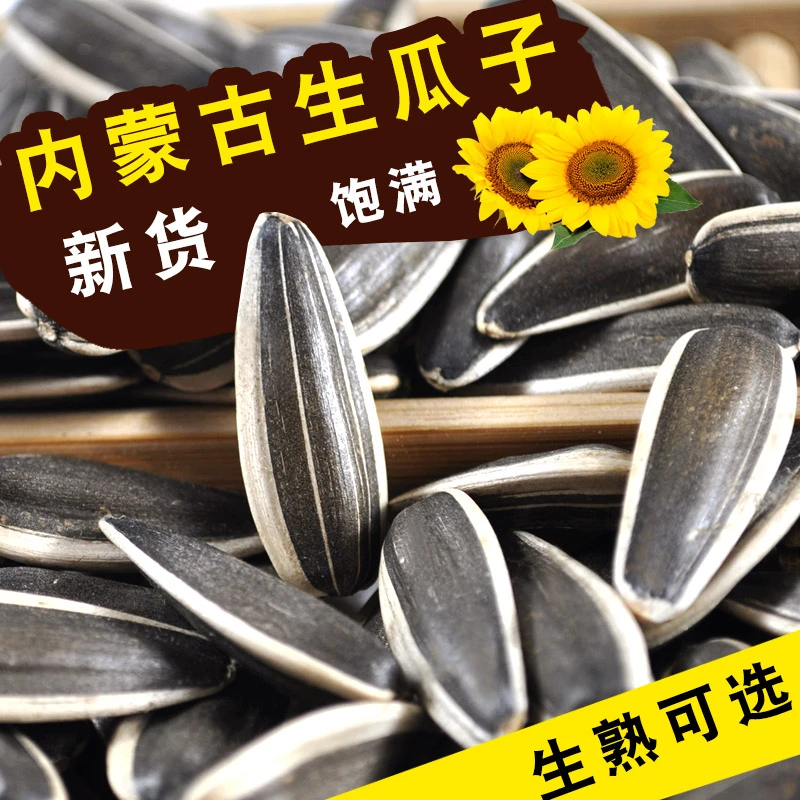 内蒙古厚道农小二瓜子葵花籽新货薄皮生瓜子炒熟原味特大颗粒特价