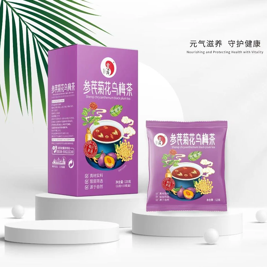 参芪菊花乌梅茶