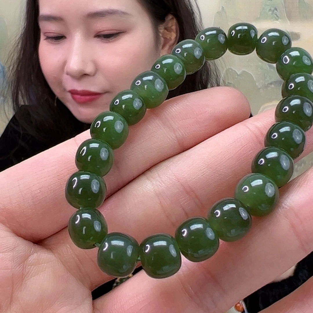 【闪购商品】和田玉(碧玉)手链未镶嵌