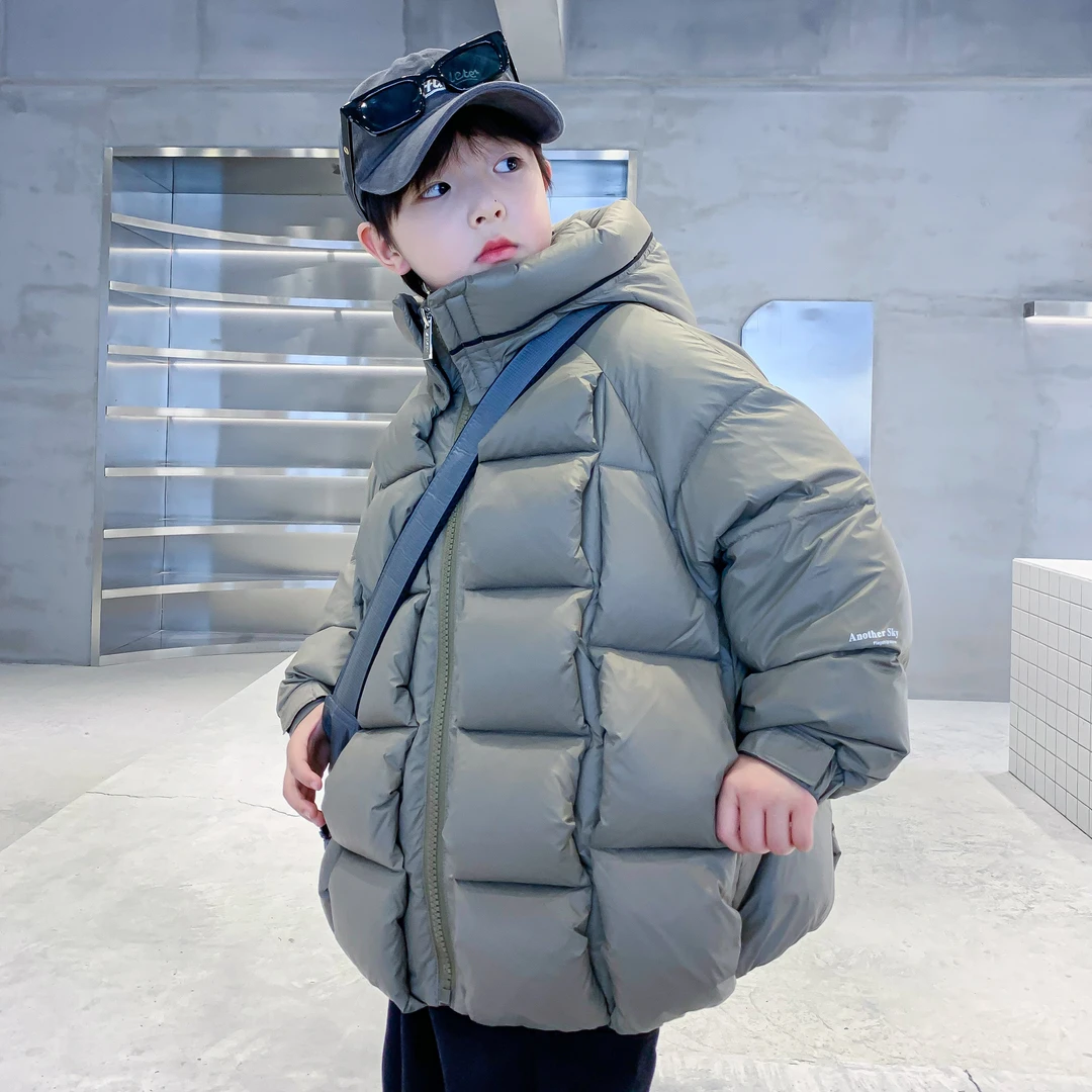 男童冬季加厚羽绒服百搭2023新款中大童潮流外套新款K234YRF3777