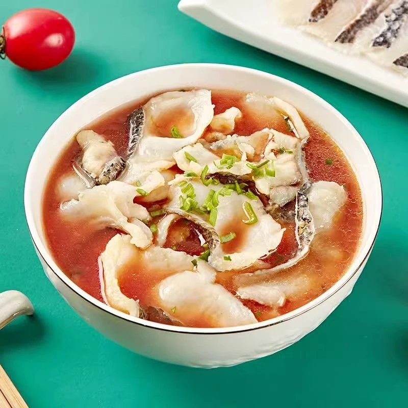 黑鱼片  乌鱼  免浆黑鱼片500g/包 *6包