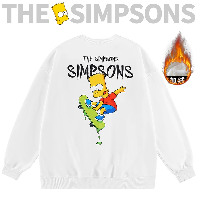 THESIMPSONS冬季休闲潮流情侣加绒男女同款卫衣SPCTT233F61UR