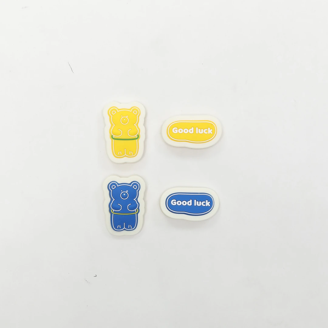 优调diy手工鞋花配饰卡通洞洞鞋鞋扣立体动漫网红潮流蓝色个性cs