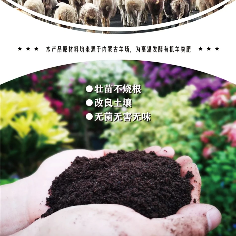 内蒙古发酵通用种菜专用羊粪肥养根不烧苗【5.5斤体验装】