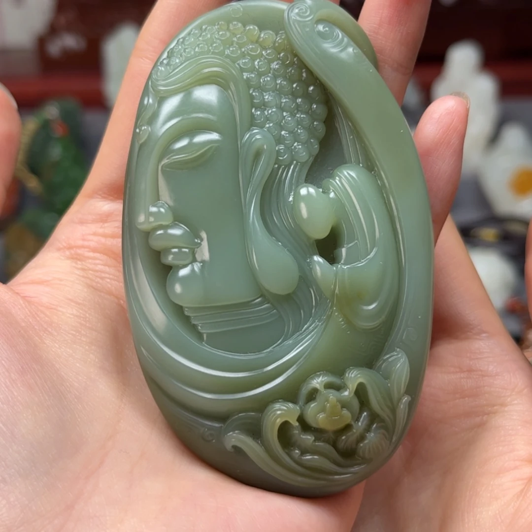 【闪购商品】和田玉挂件未镶嵌用****8