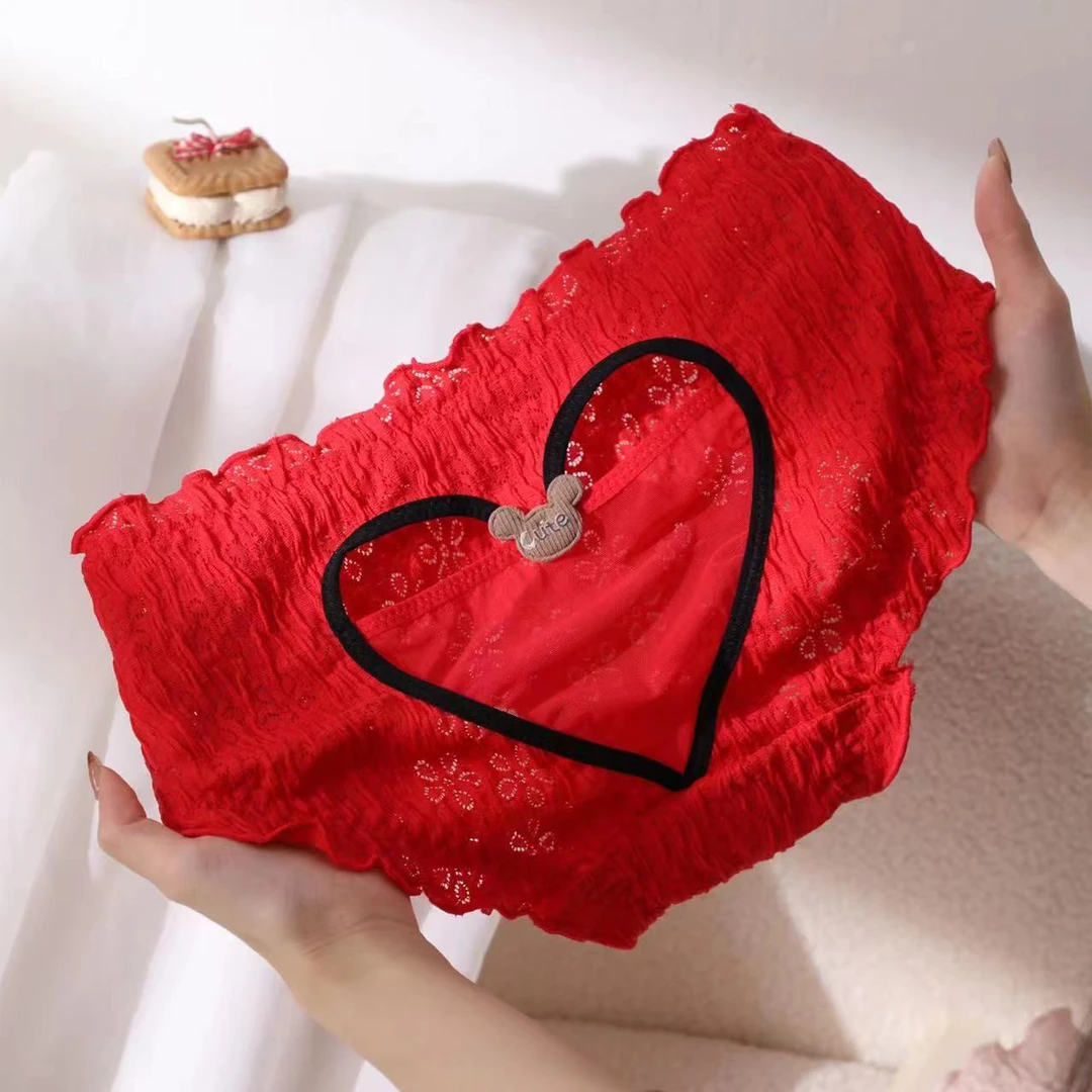 日系性感舒适简约透气甜美纯欲内裤女士夏季少女学生ins